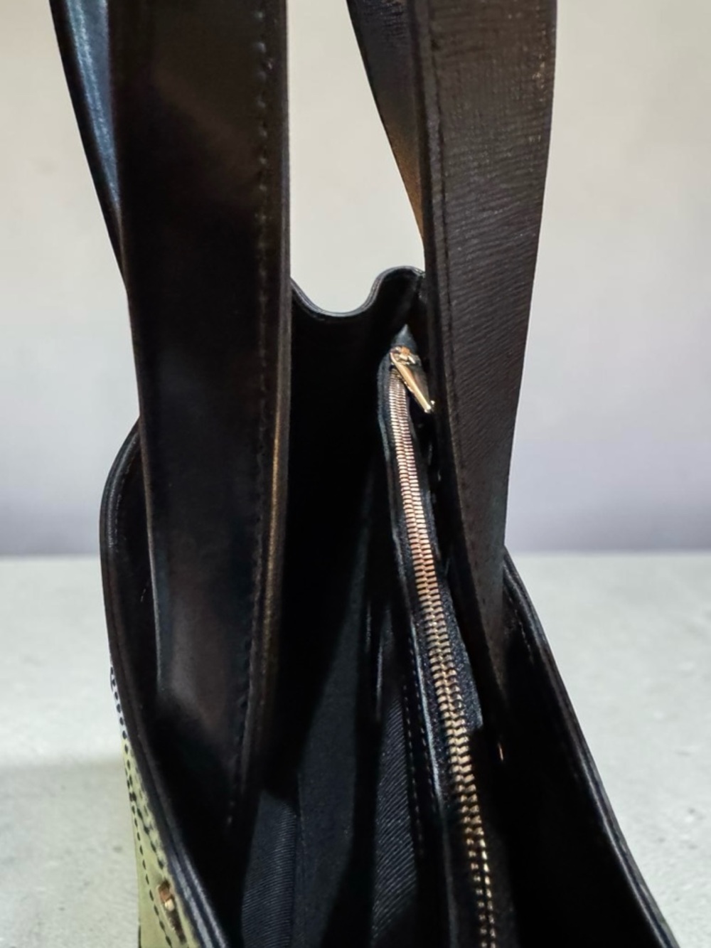 FURLA Musa BiColor Patent & Saffiano Leather Tote Bag. Rare. Limited Edition. - Picture 16 of 16